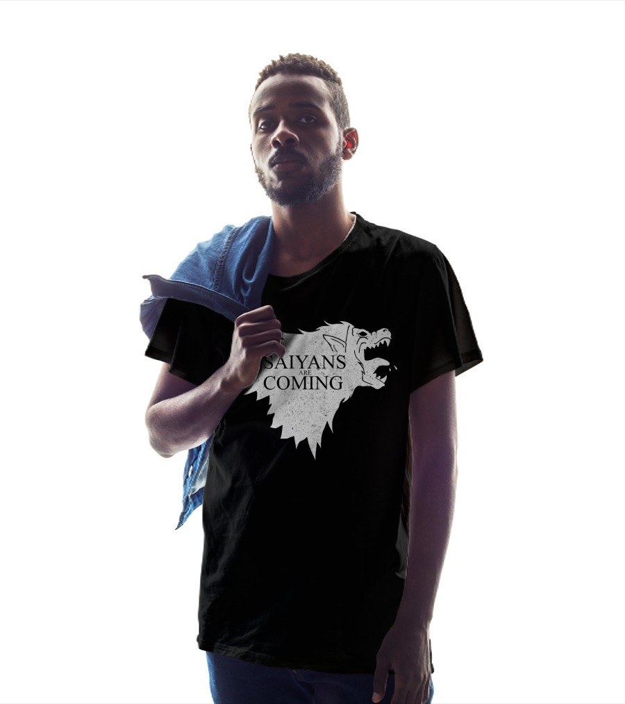 Saiyans Are Coming Direwolf Emblem T-Shirt