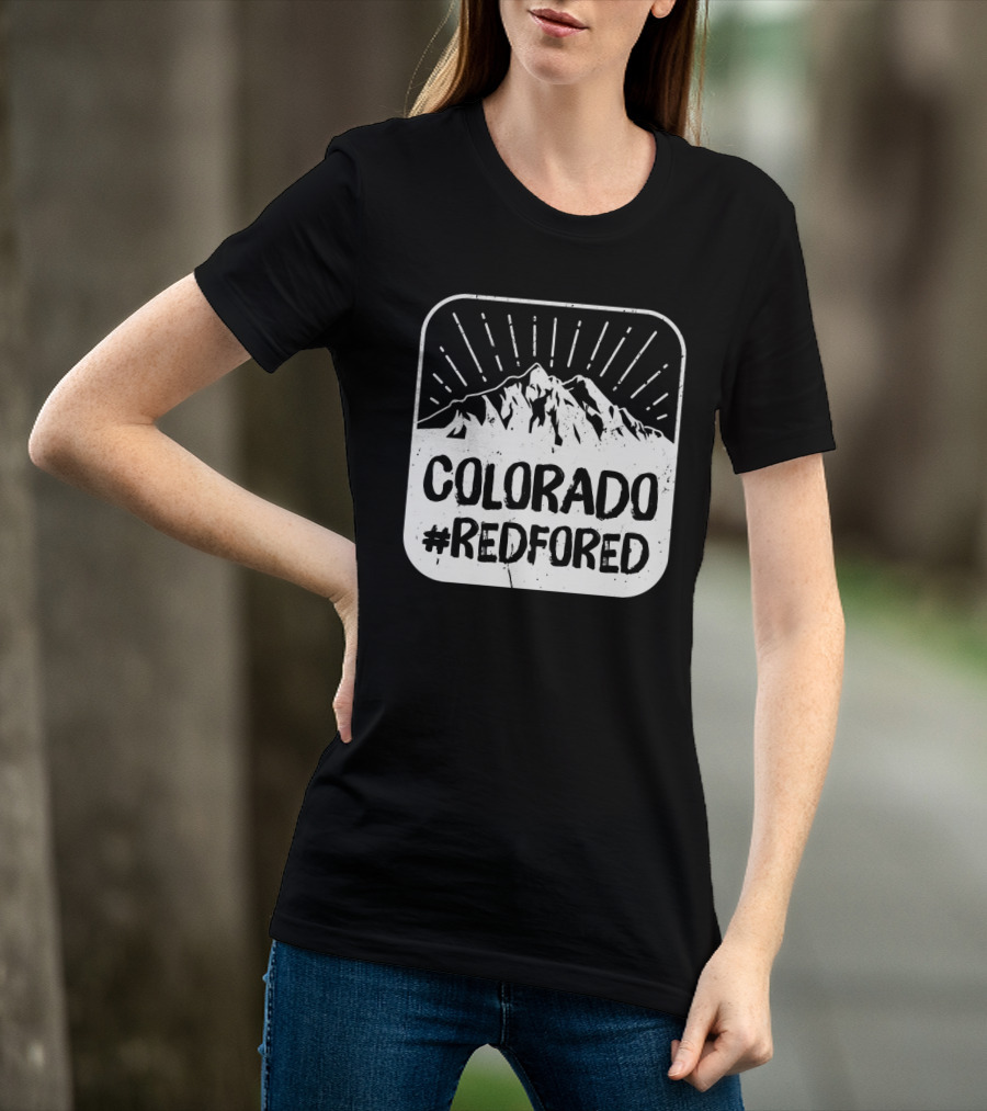 Colorado #RedForEd Teacher Mountain Protest T-Shirt