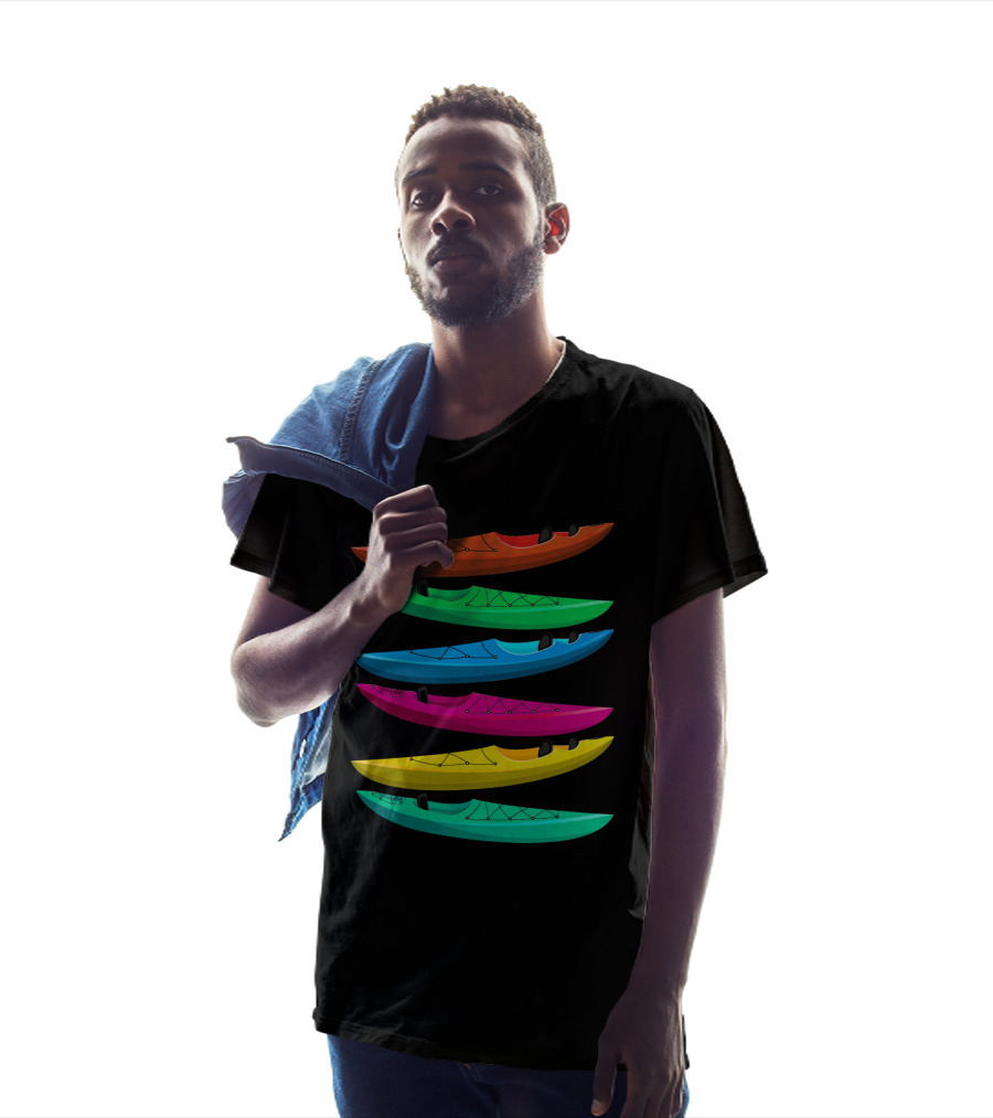 Vibrant Kayaks For Outdoor Adventure Kayaking And Boating T-Shirt