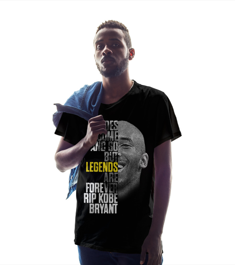 Heroes Come And Go But Legends Are Forever Rip Kobe Bryant T-Shirt