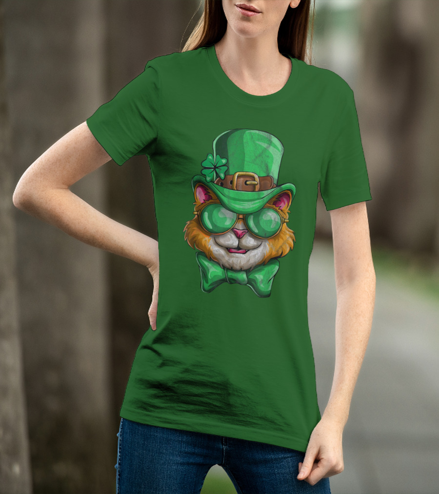 Lepurrchaun Cat St. Patrick's Day Paddy Leprechaun T-Shirt