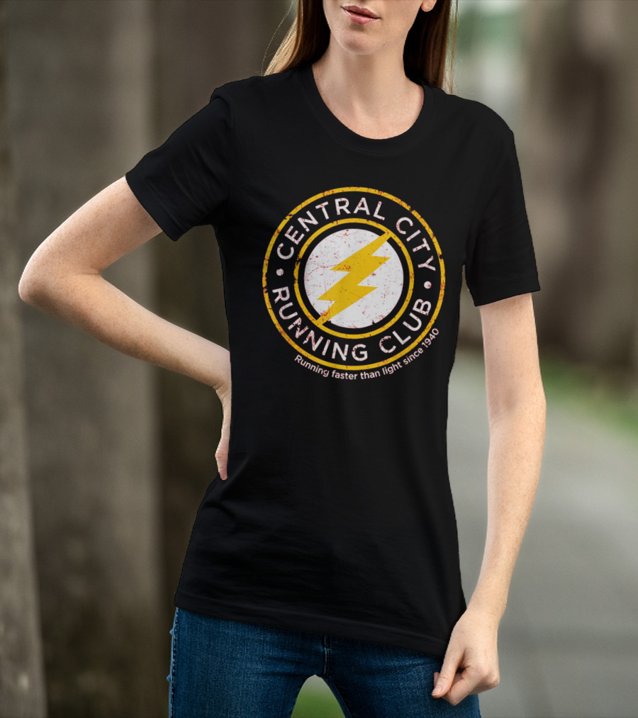 Central City Running Club Running Faster Than Light Since 1940 T-Shirt