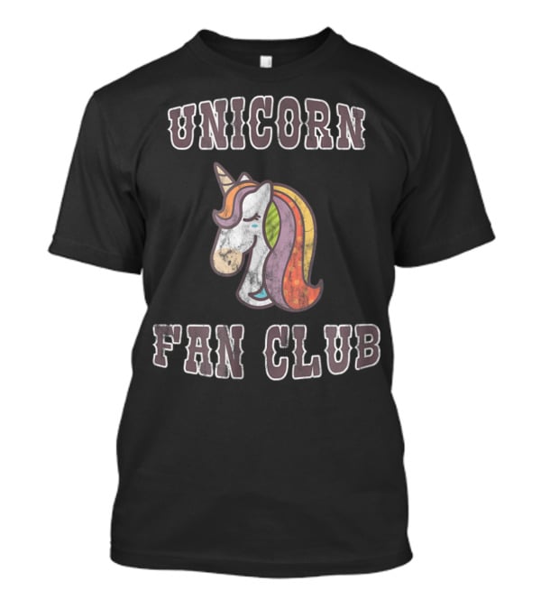 Unicorn Fan Club Old School Vintage Unicorn T-Shirt