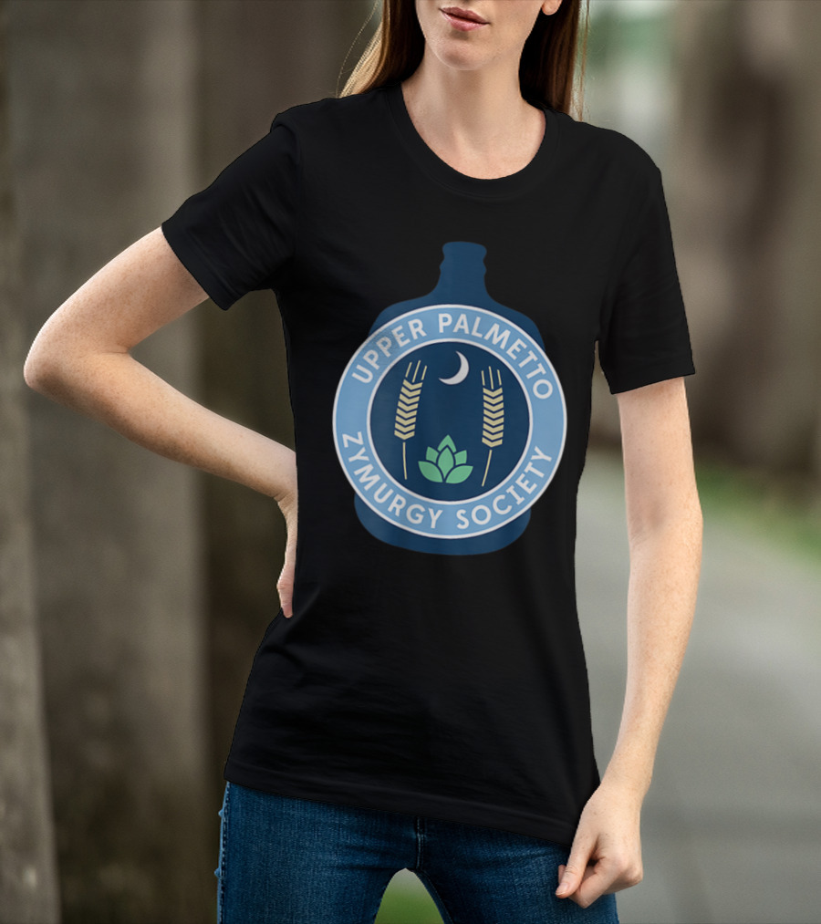 Upper Palmetto Zymurgy Society Moon Wheat Homebrew Club T-Shirt