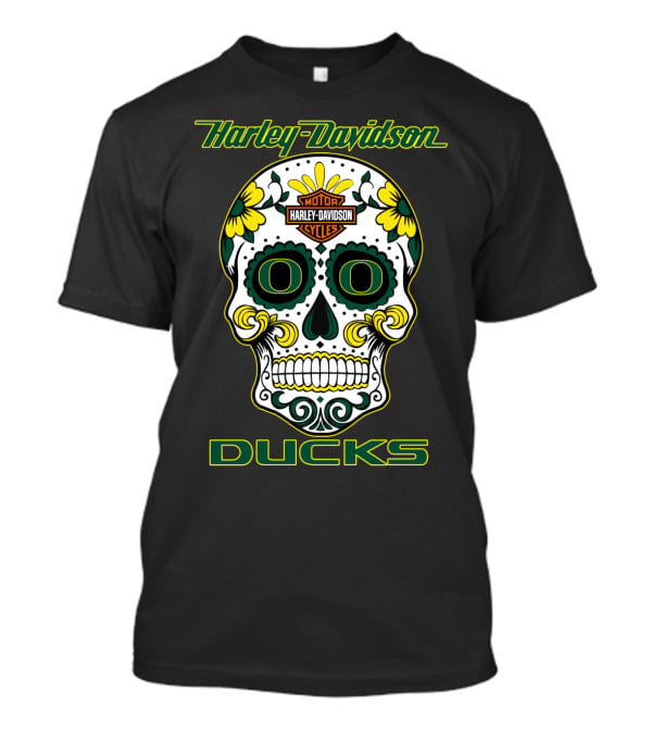 Harley Davidson Motor Cycles Ducks Oregon Hd0305 T-Shirt