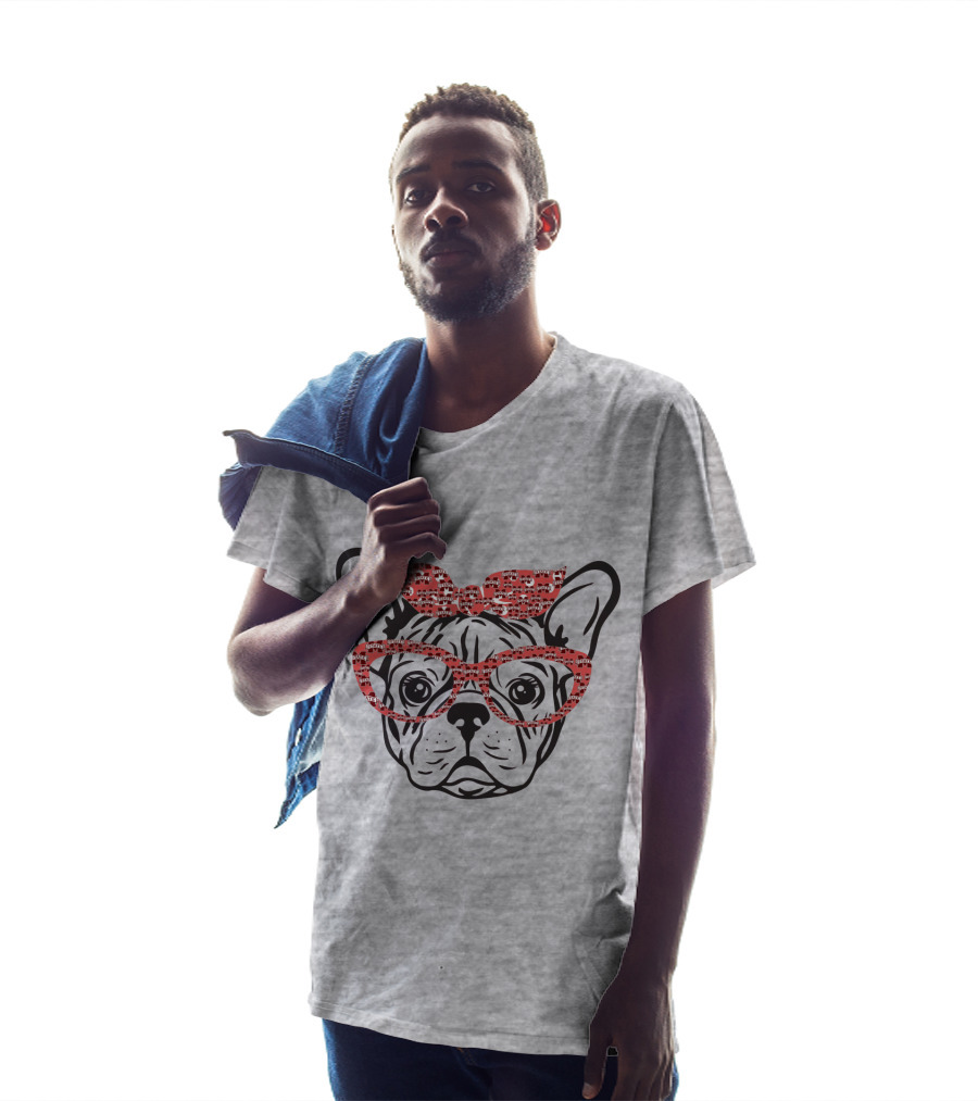 Mississippi State Bulldogs Bulldog With Bow And Glasses T-Shirt