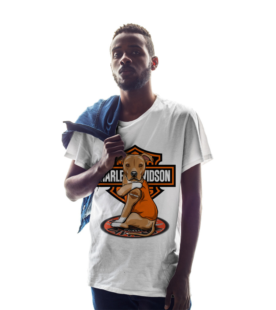 Harley Davidson Pitbull Quality Motorcycles T-Shirt