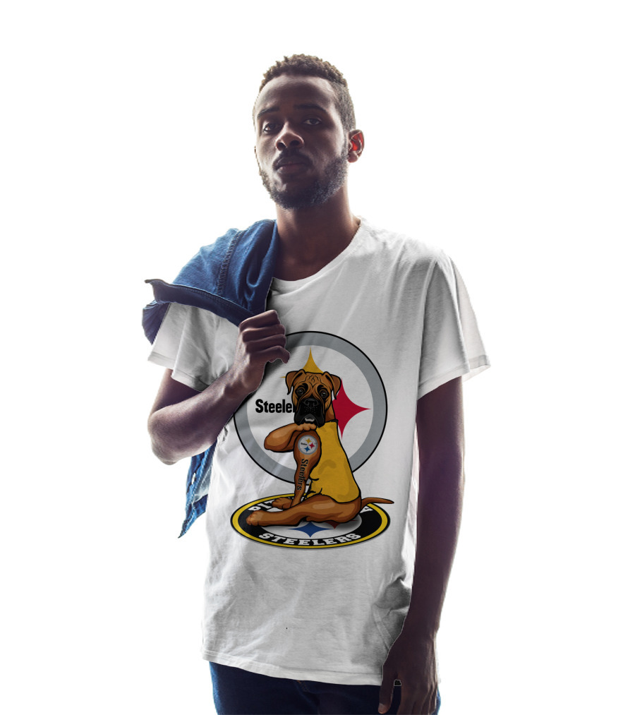 Steelers Boxer Dog Nfl T-Shirt