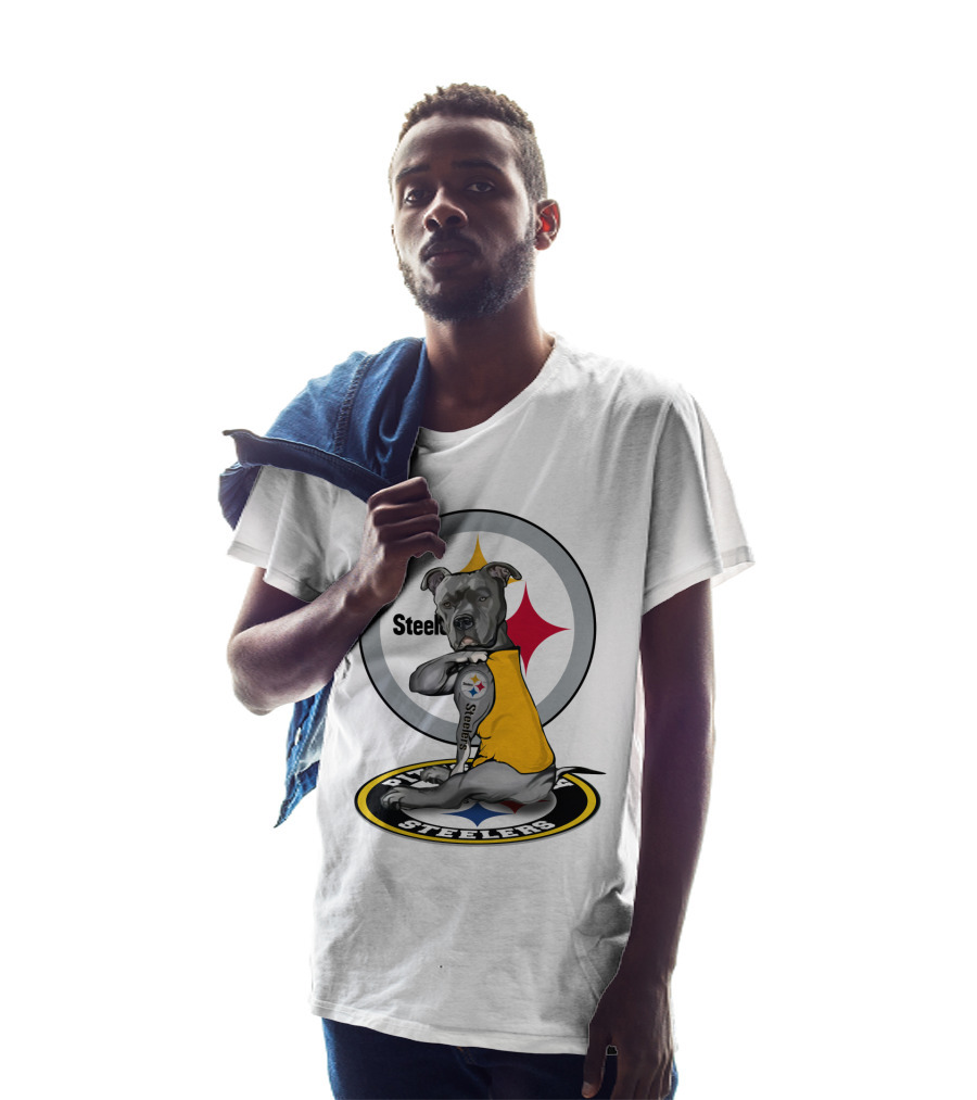 Steelers Pitbull Tattoo Steelers T-Shirt