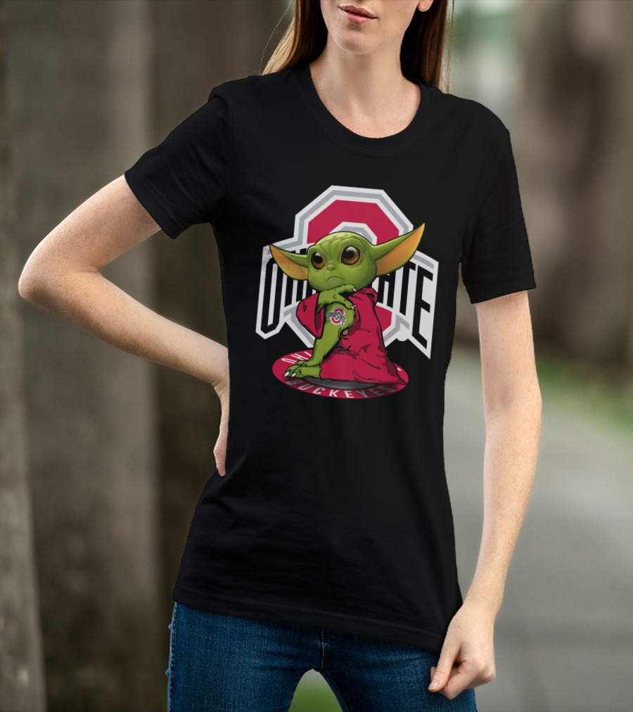 Ohio State Buckeyes Yoda Fan Tribute T-Shirt