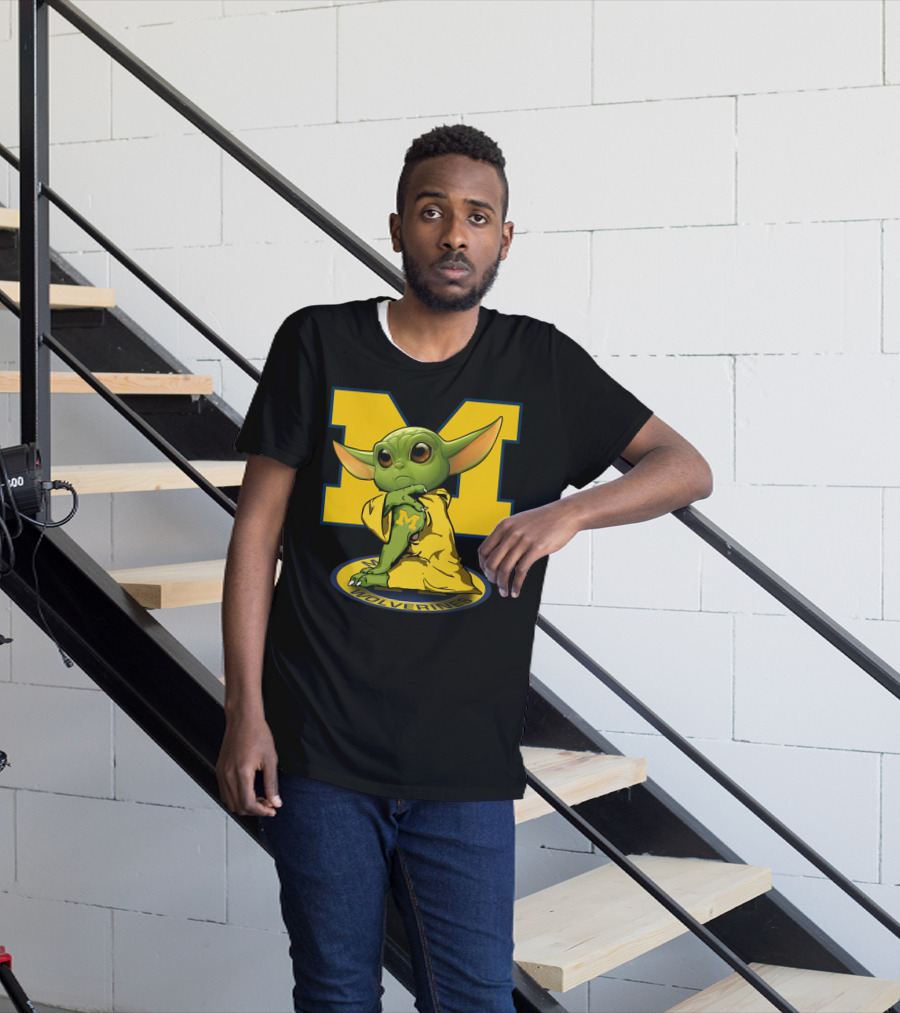 Michigan Wolverines Yoda T-Shirt