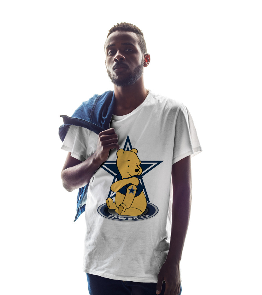 Pooh Bear Dallas Cowboys Star T-Shirt
