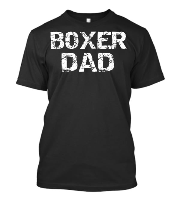 Boxer Dad Fun Father's Of Dogs Vinta T-Shirt