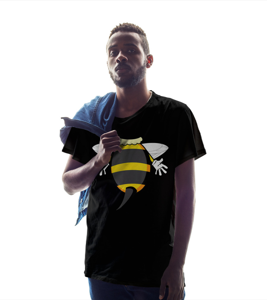 Funny Bee Costume Buzzing Honeybee Look T-Shirt