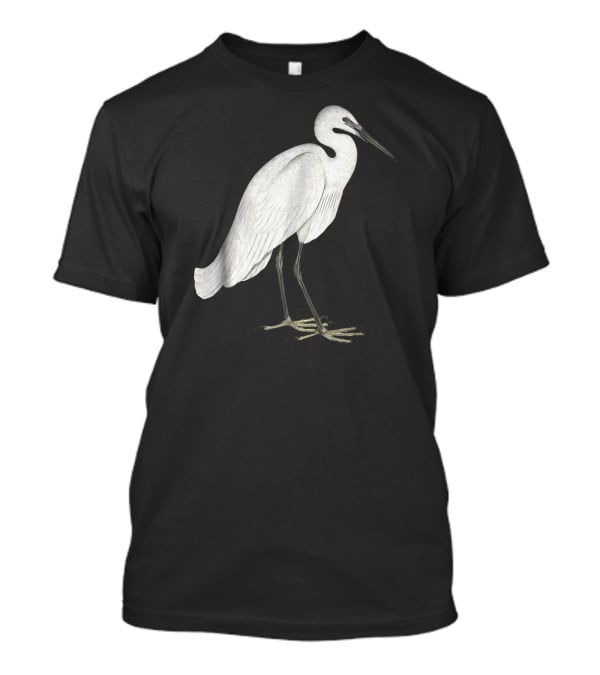 Great White Heron Bird T-Shirt