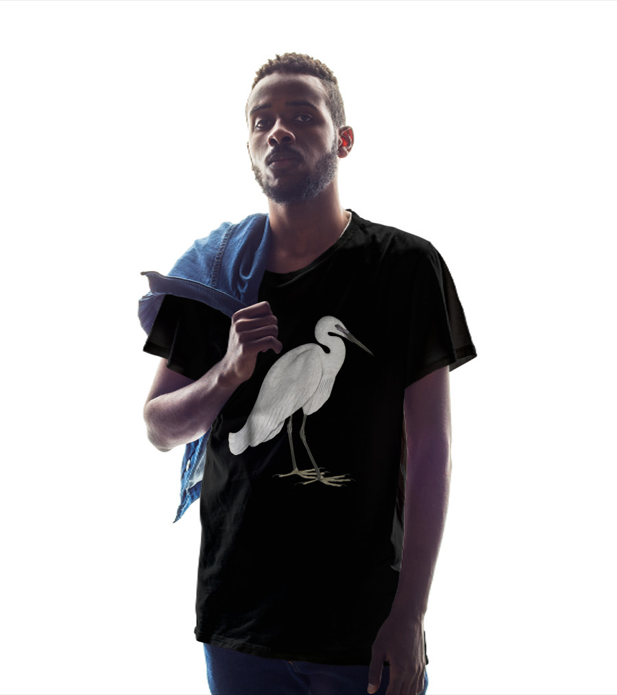 Great White Heron Bird T-Shirt