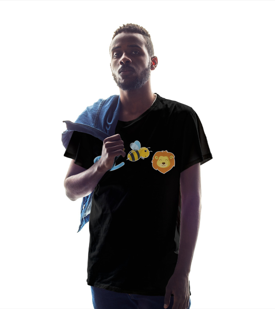 Hose Bee Lion Animal Funny Graphic Tee Wordplay T-Shirt