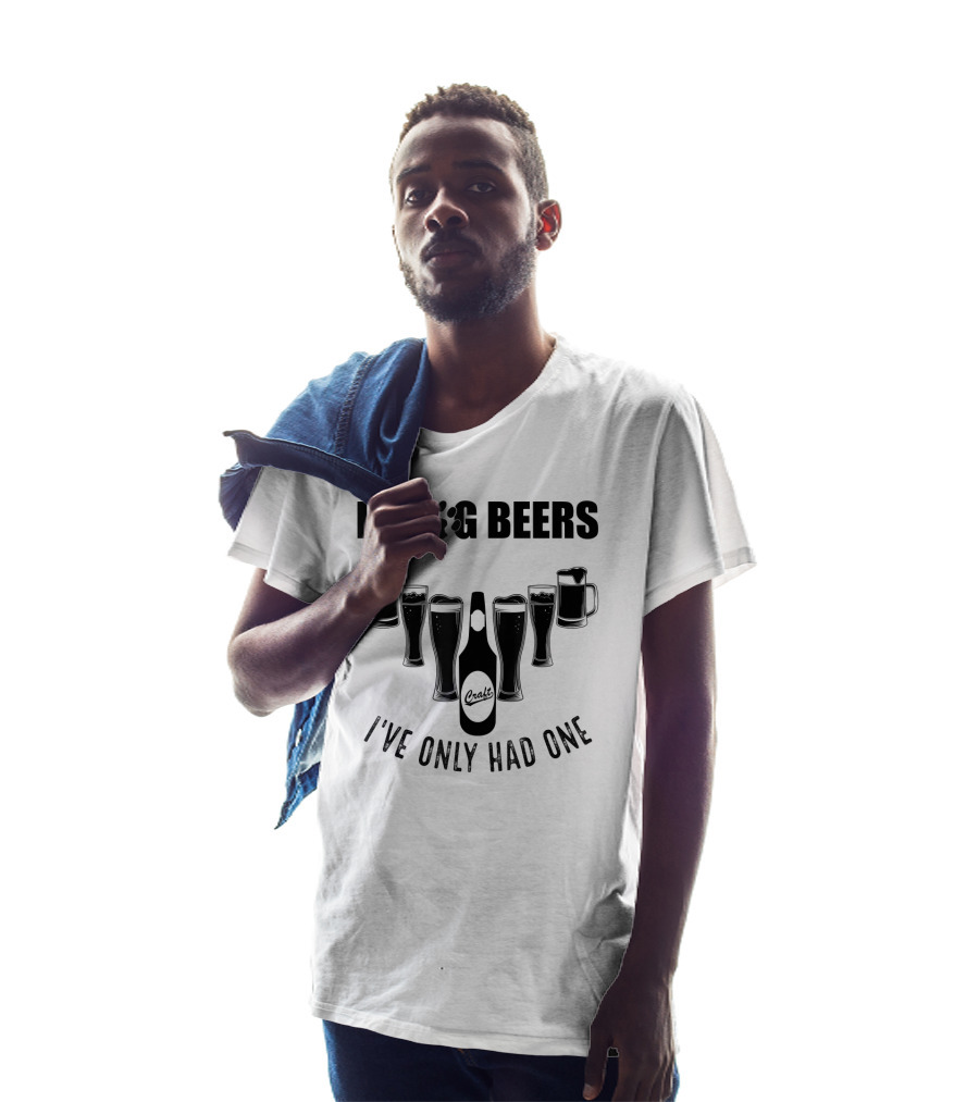 In Dog Beers I've Only Had One Craft Beer Glasses Fest T-Shirt