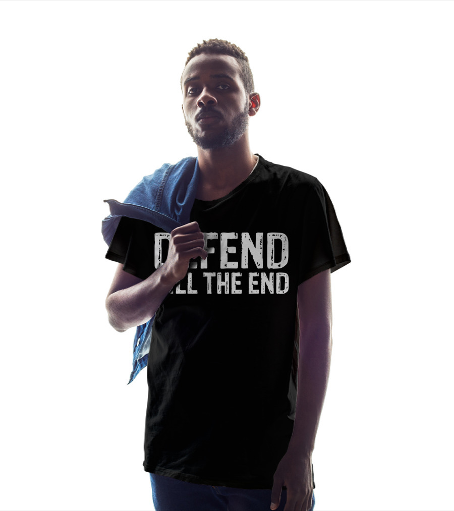 Defend Till The End Inspirational Defense Basketball T-Shirt