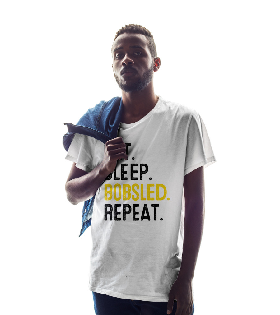 Eat Sleep Bobsled Repeat Jamaican Bobsled Team Bobsled Nov T-Shirt