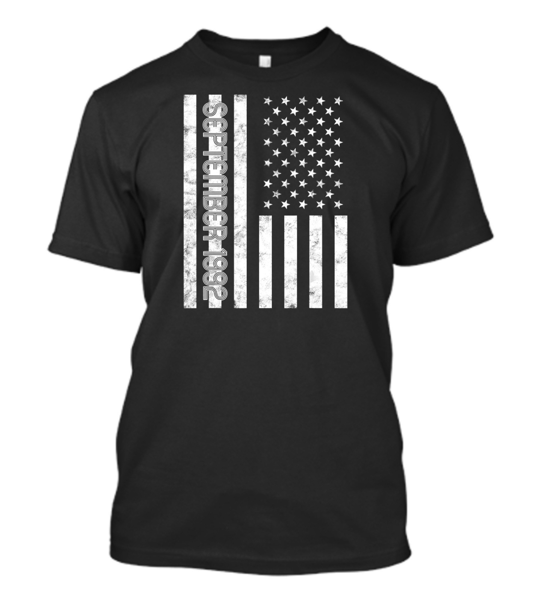September 1992 American Flag Vintage T-Shirt