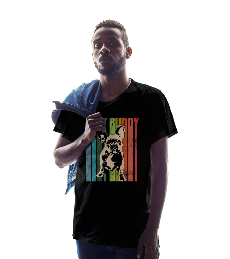 Best Buddy Vintage French Bulldog T-Shirt