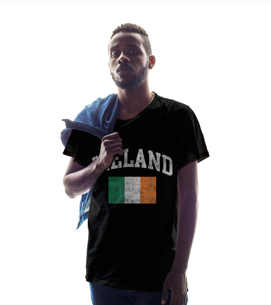Vintage Ireland Irish Flag Green St. Patrick's Day T-Shirt