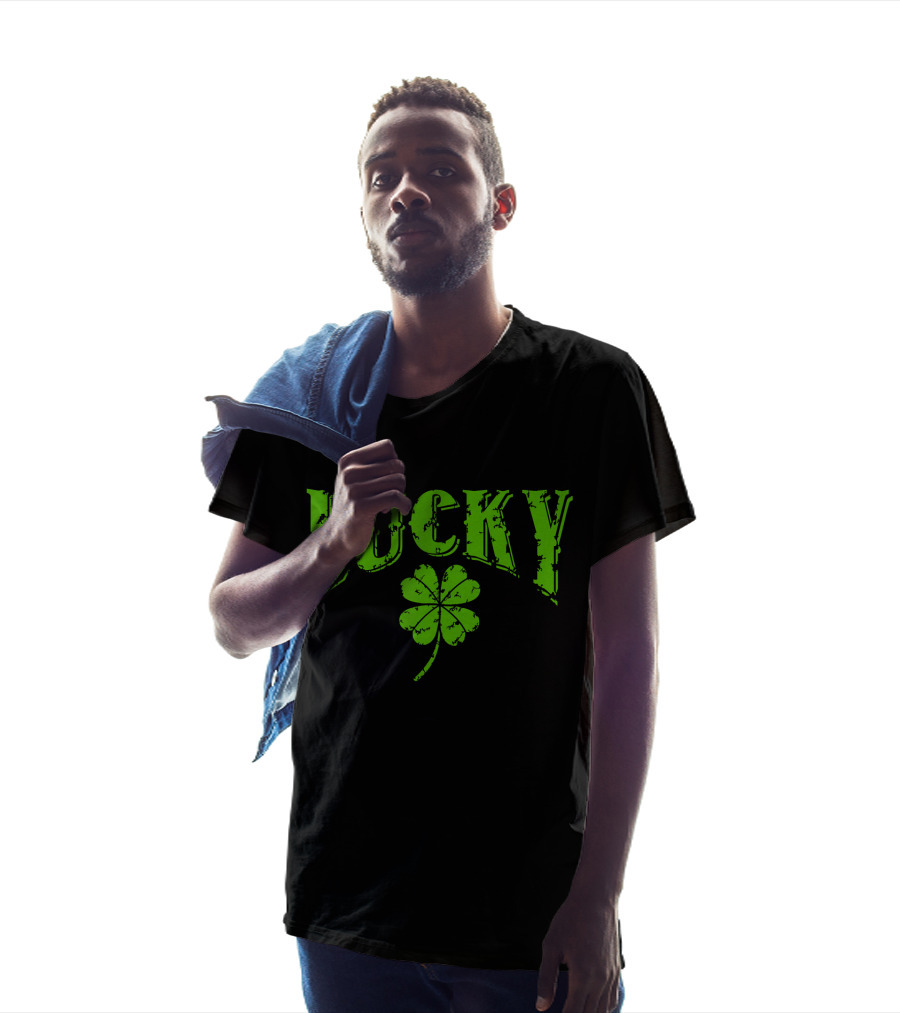 Vintage Lucky Four Leaf Clover Lucky St Paddy's Day T-Shirt