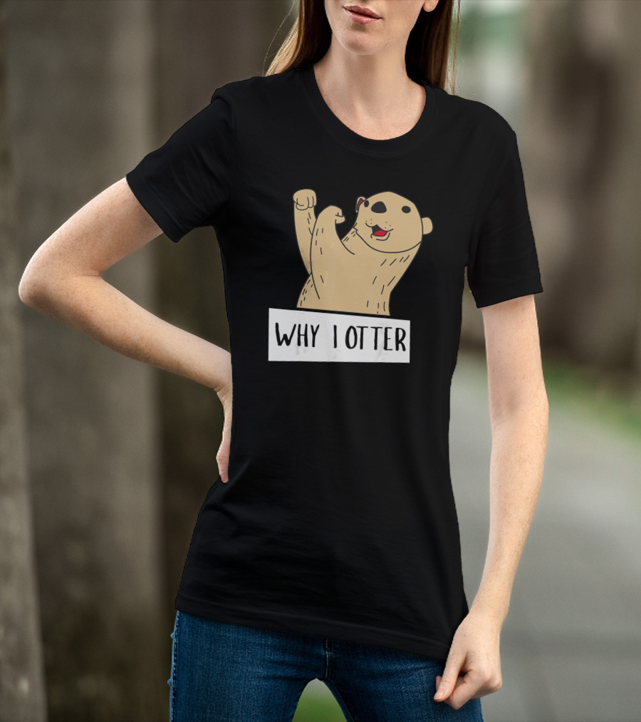 Why I Otter Funny Fighting Otter Pun Boxing Champion T-Shirt