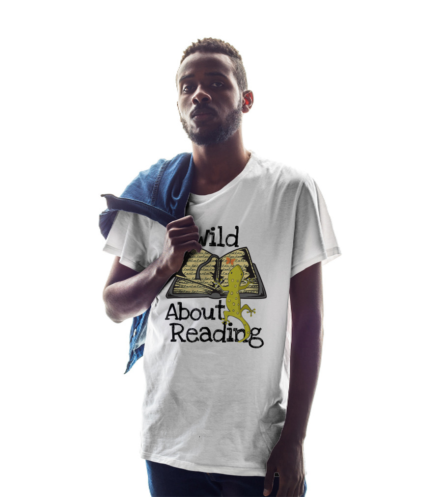 Wild About Reading Gecko Book Love T-Shirt