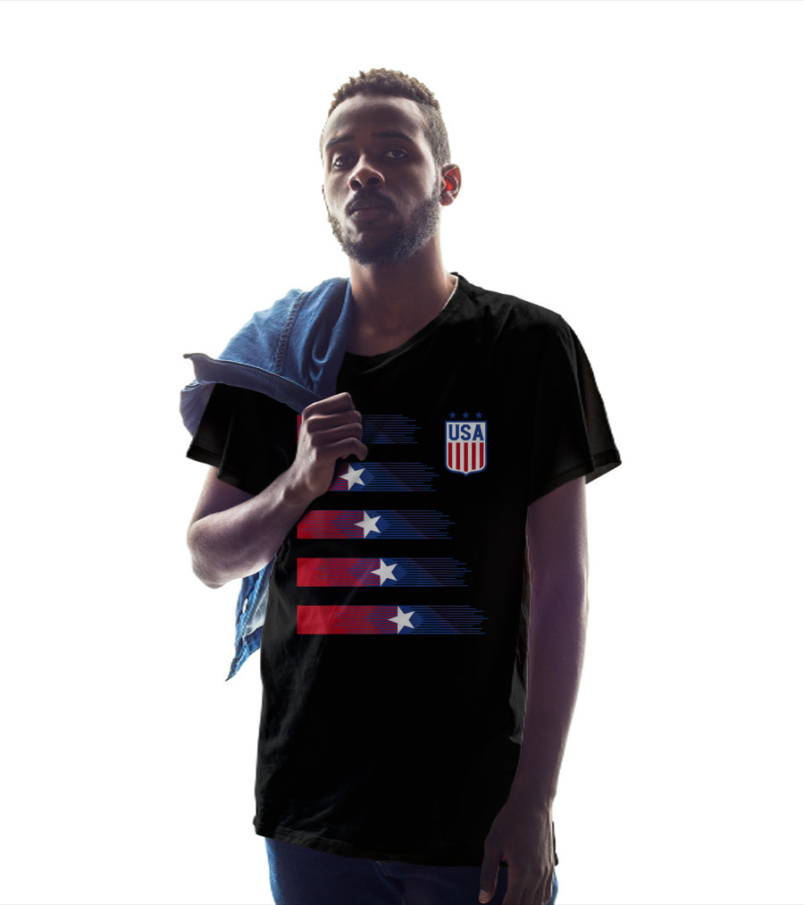 USA Soccer Stars Women Men Kids T-Shirt