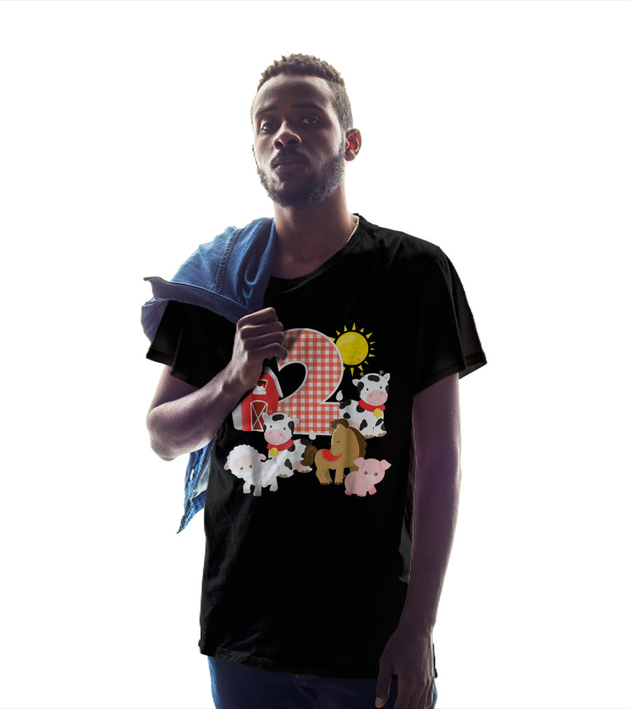 2nd Birthday Farm Animals Nursery T-Shirt