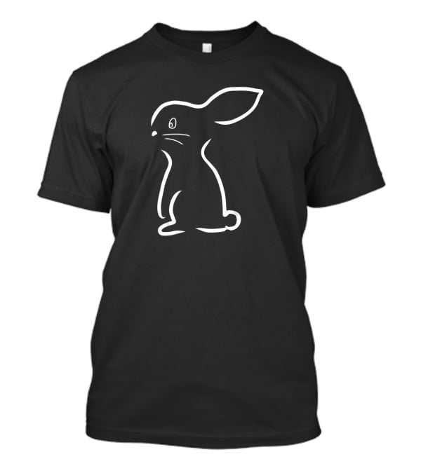 Sweet Bunny Silhouette Hop To It Not Just For Easter T-Shirt