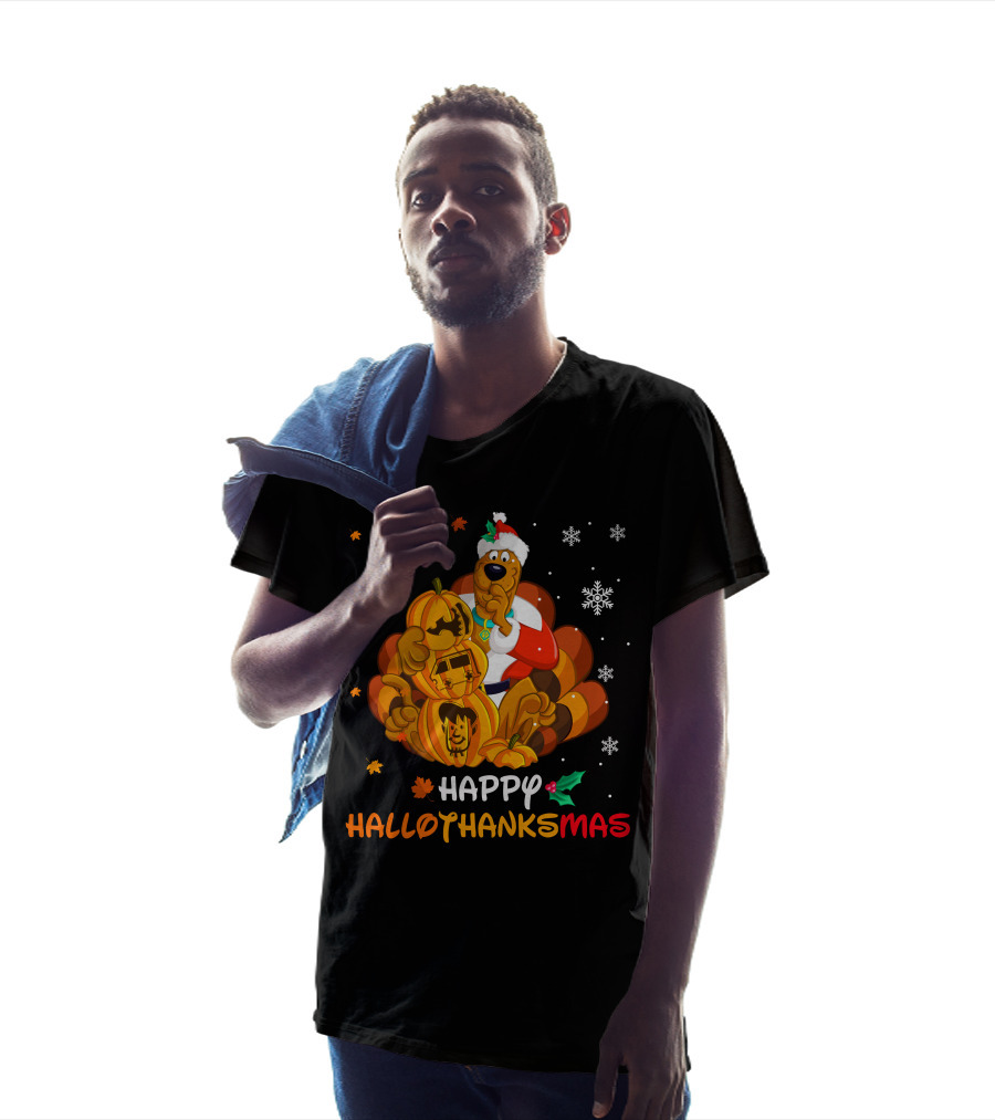 Scooby-Doo Happy Hallothanksmas Holiday Mashup T-Shirt
