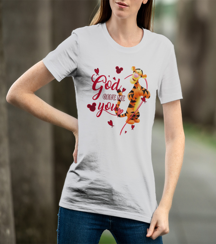 God Gave Me You Tigger Hearts Disney T-Shirt