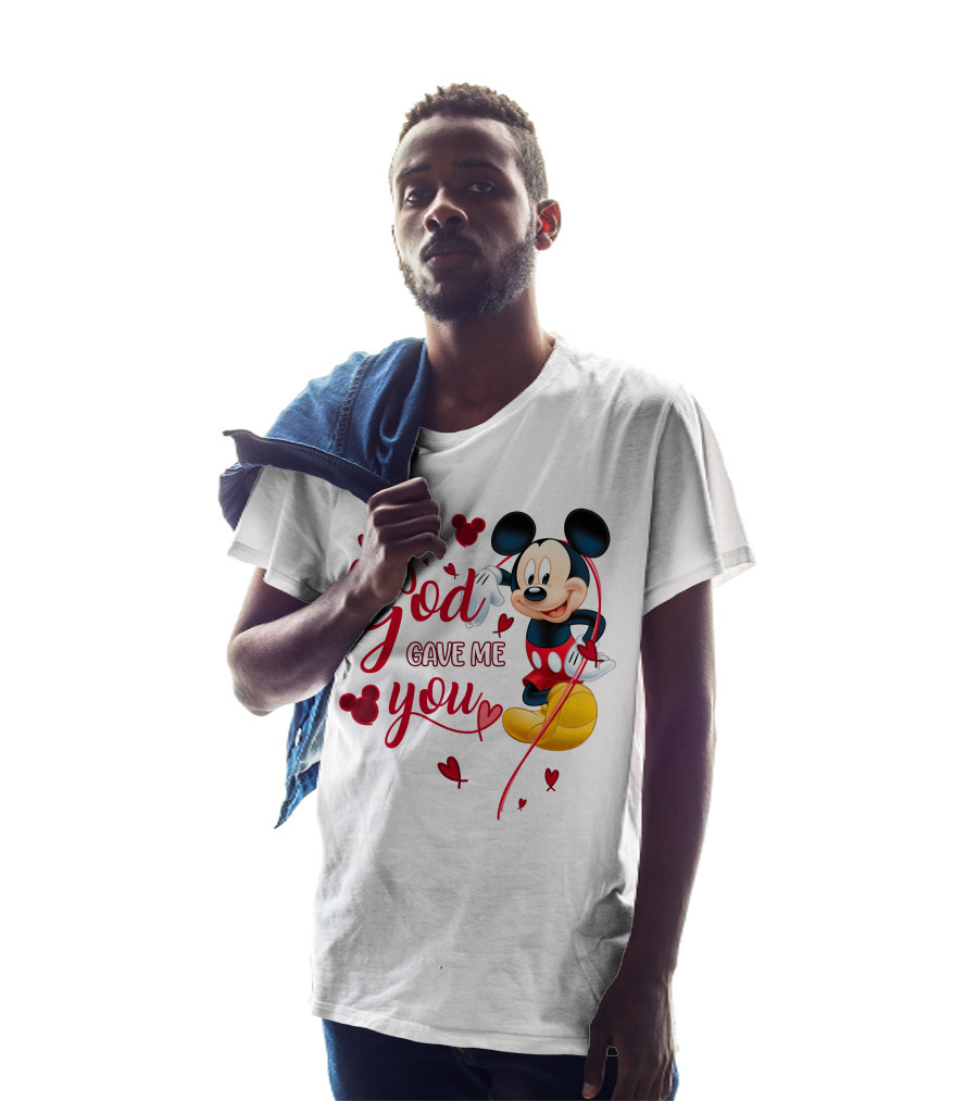 God Gave Me You Mickey Mouse Hearts T-Shirt