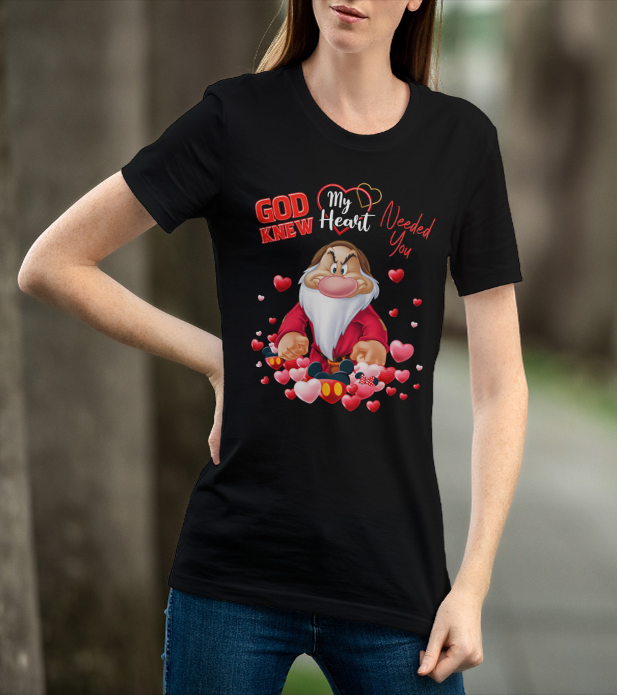 God Knew My Heart Needed You Grumpy Hearts Disney T-Shirt