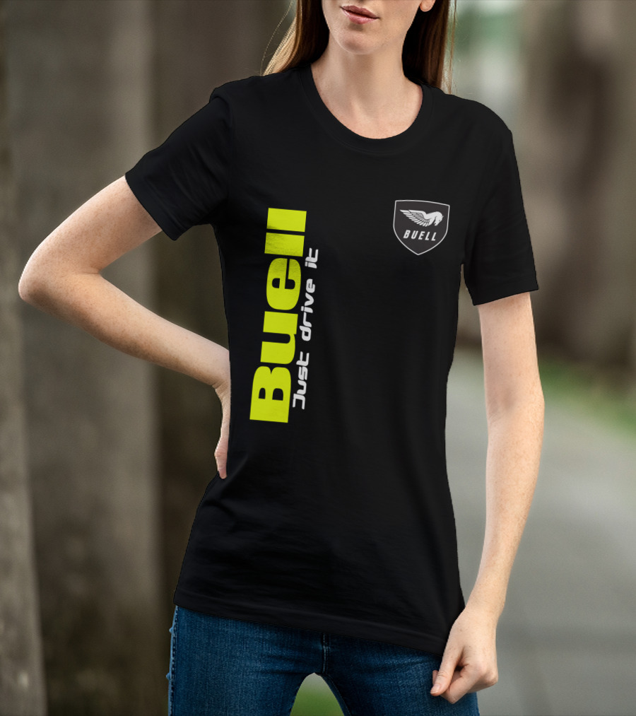 Buell Just Drive It Winged T-Shirt