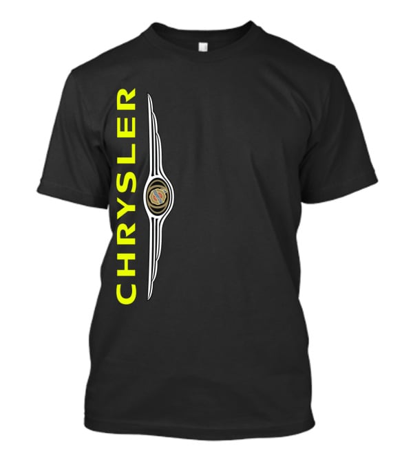CHRYSLER Vintage Logo Icon Vertical Alignment T-Shirt
