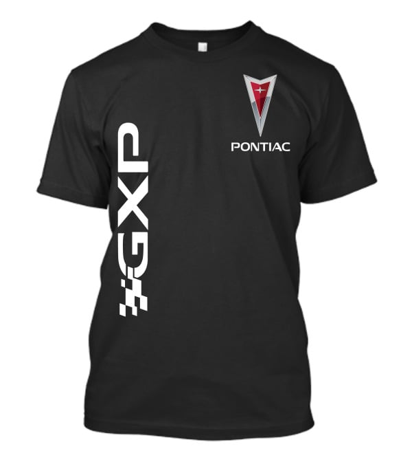 Pontiac GXP Logo With Emblem And Checkered Flag T-Shirt