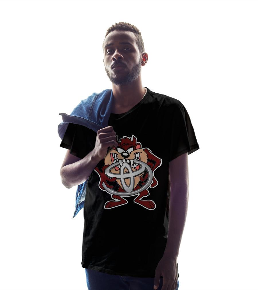Taz Tasmanian Devil Toyota Logo Mashup T-Shirt