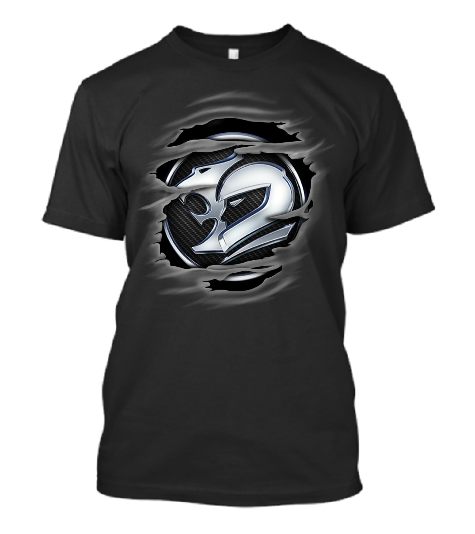 LIMITED HSV Holden Racing Silver Number 2 Emblem T-Shirt
