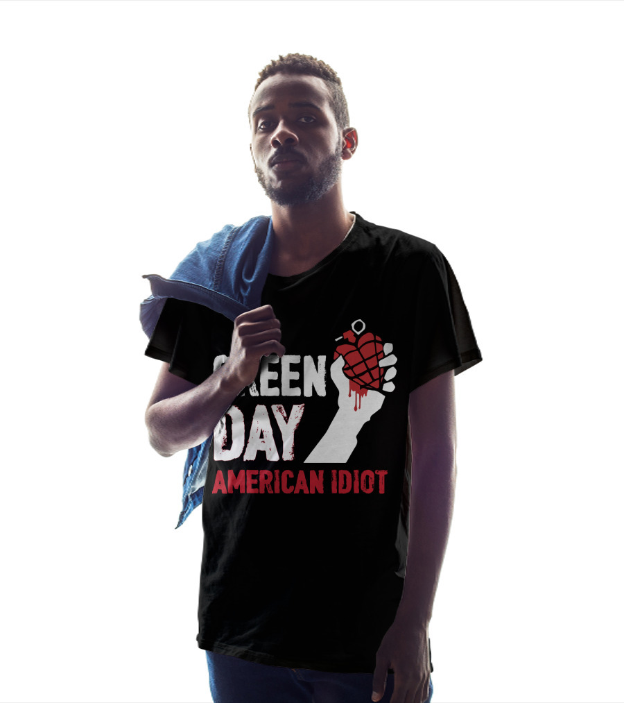 Green Day American Idiot Heart Grenade T-Shirt