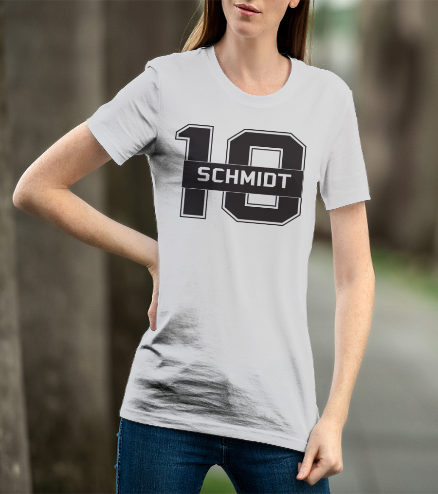 Schmidt 10 Sports Team Inspired Number T-Shirt