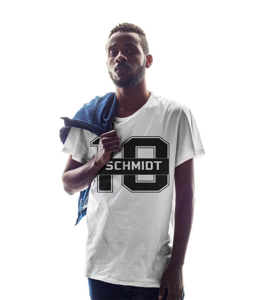 Schmidt 10 Sports Team Inspired Number T-Shirt