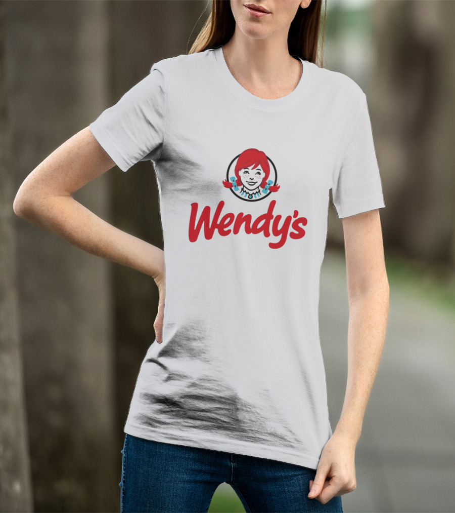 Wendy's Girl In Red T-Shirt