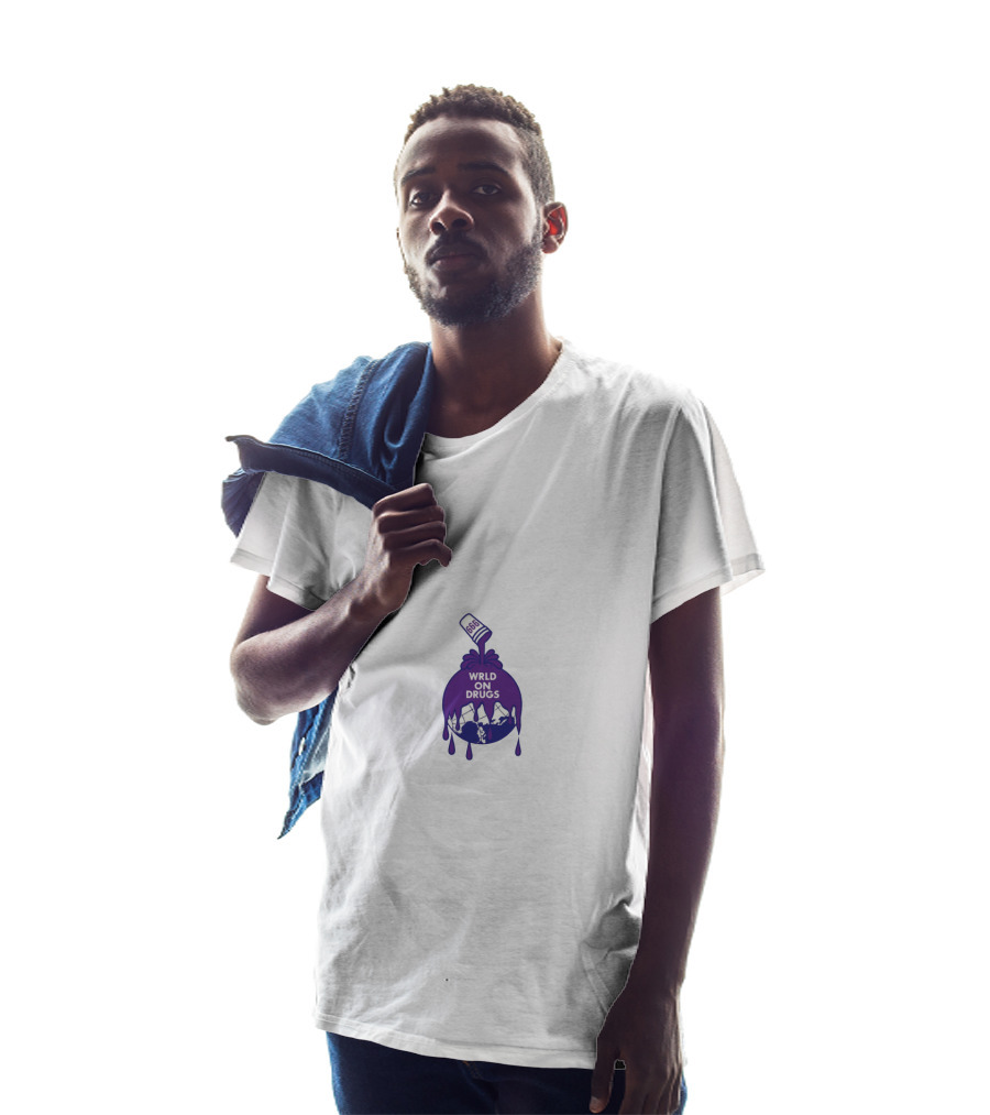 Juice WRLD On Drugs 999 Purple Iconography T-Shirt