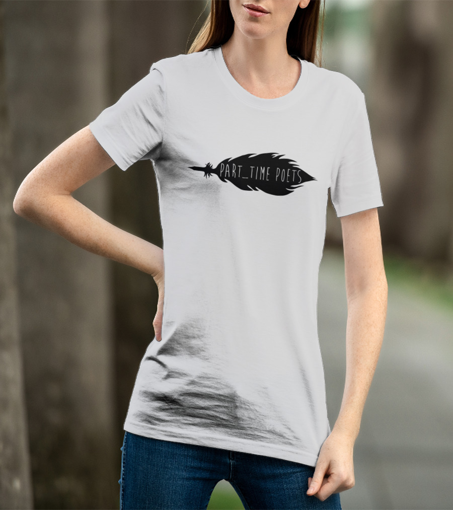 Part Time Poets Feather Quill T-Shirt