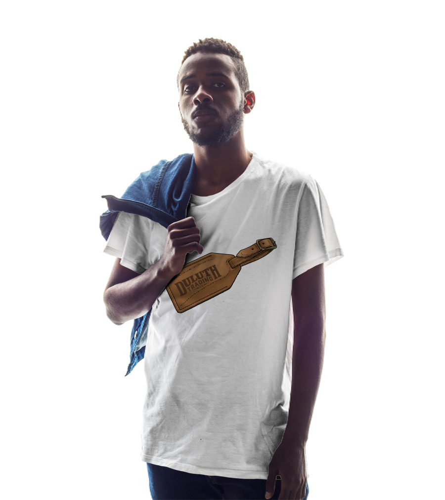 Duluth Trading Co Leather Tag T-Shirt