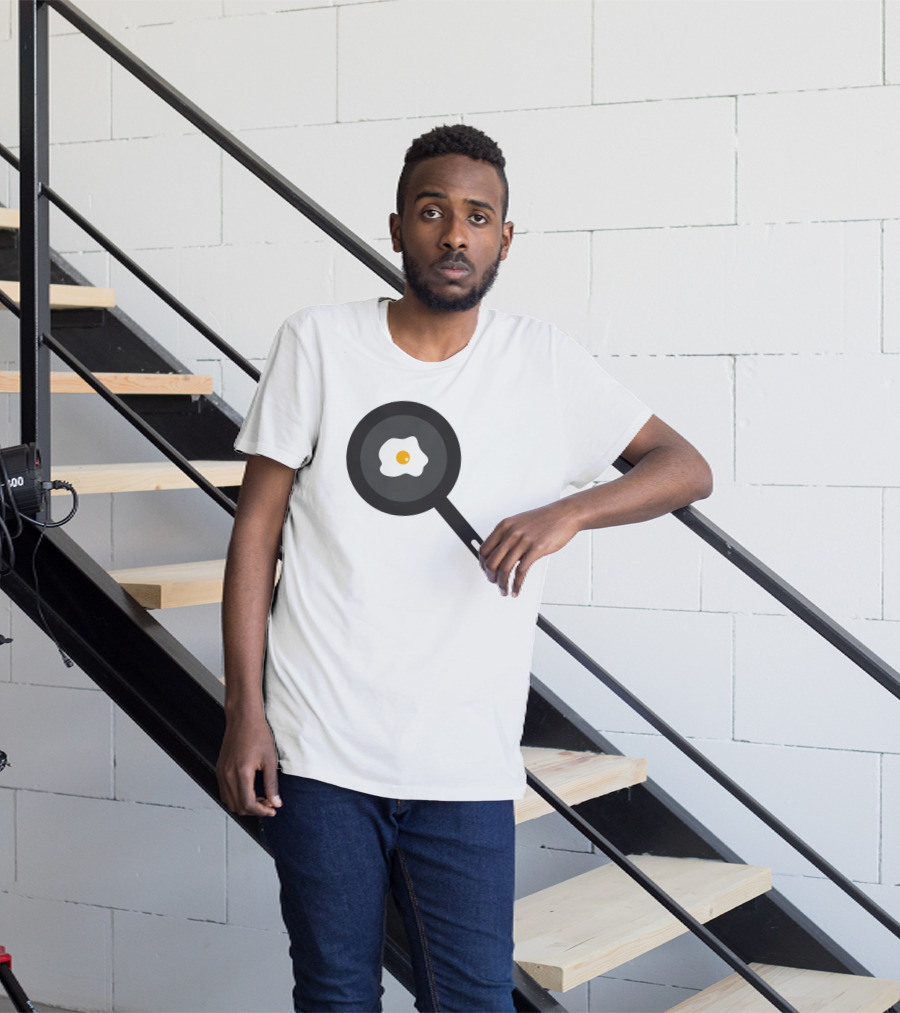 Pan With Fried Egg Cooking T-Shirt